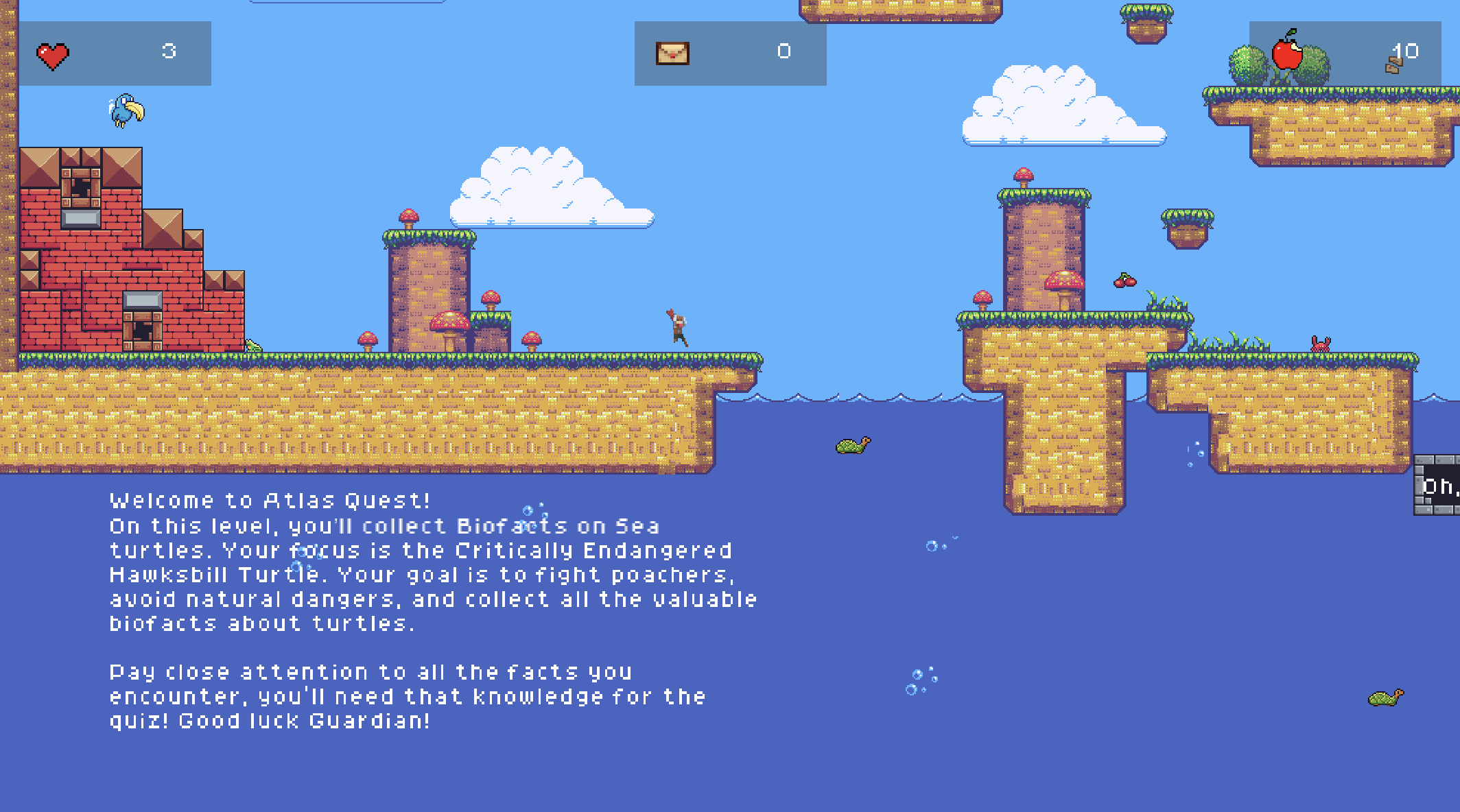 Atlas Quest learn while playing screenshot