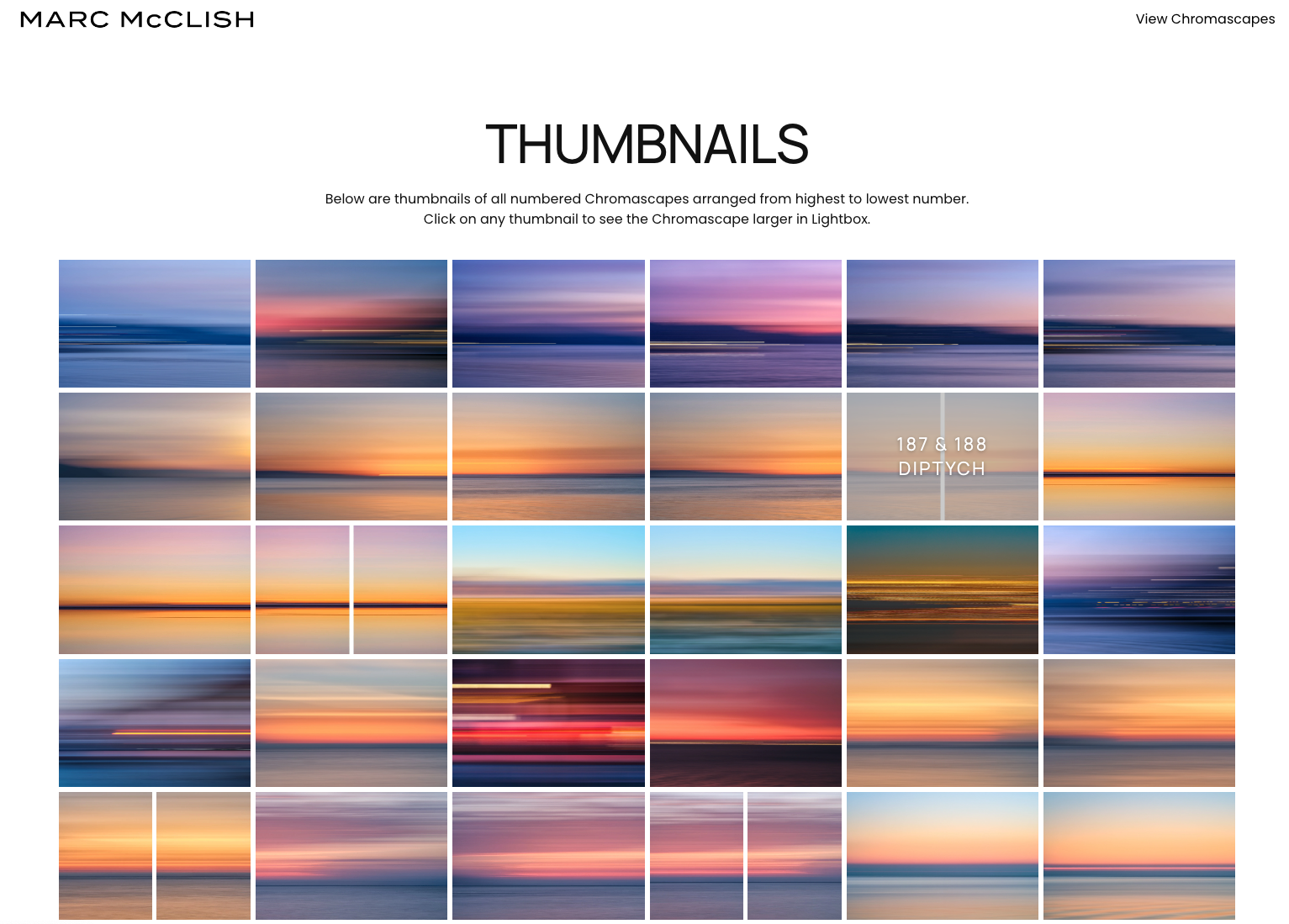Marc McClish Chromascape full gallery view