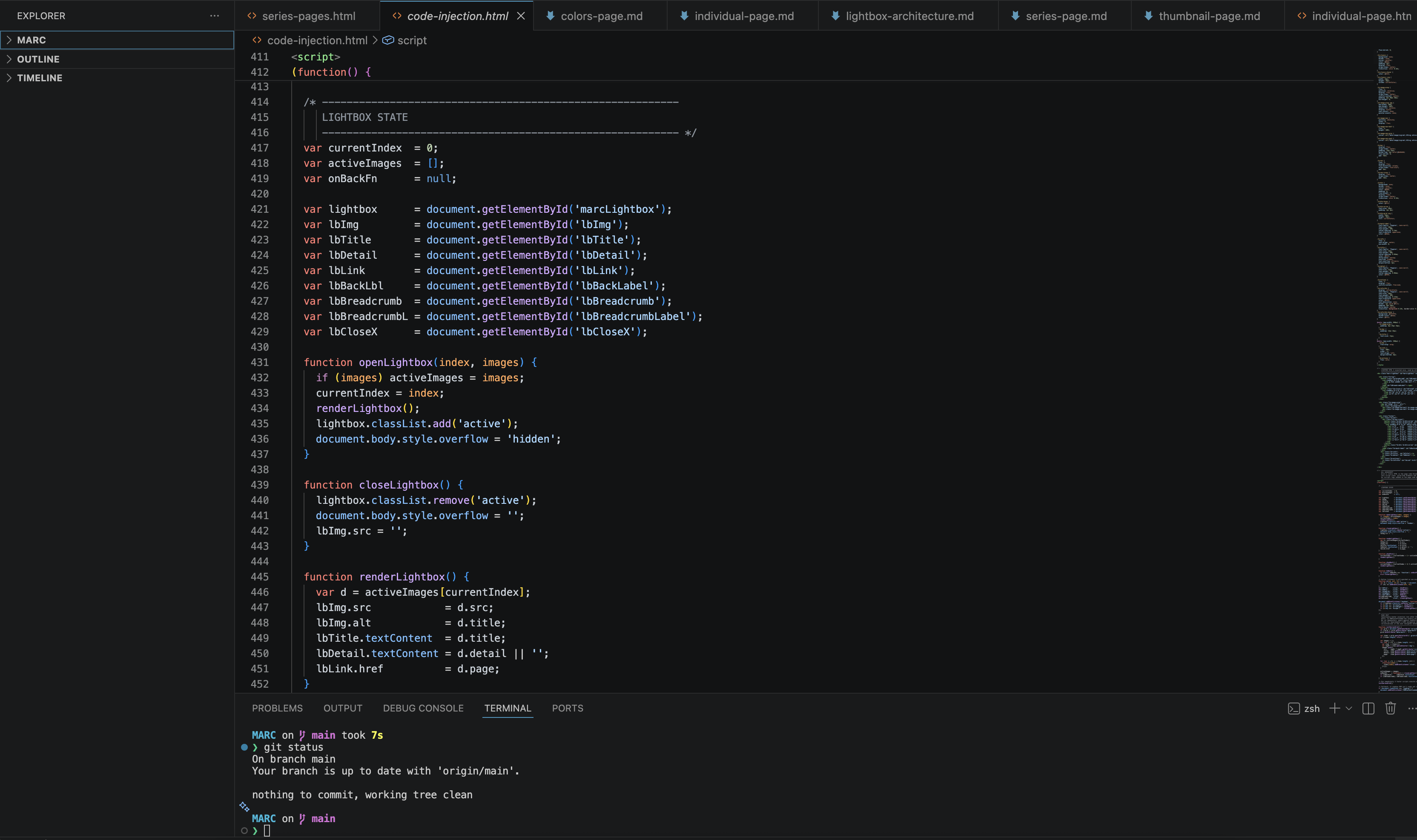 Marc McClish Chromascape source code screenshot