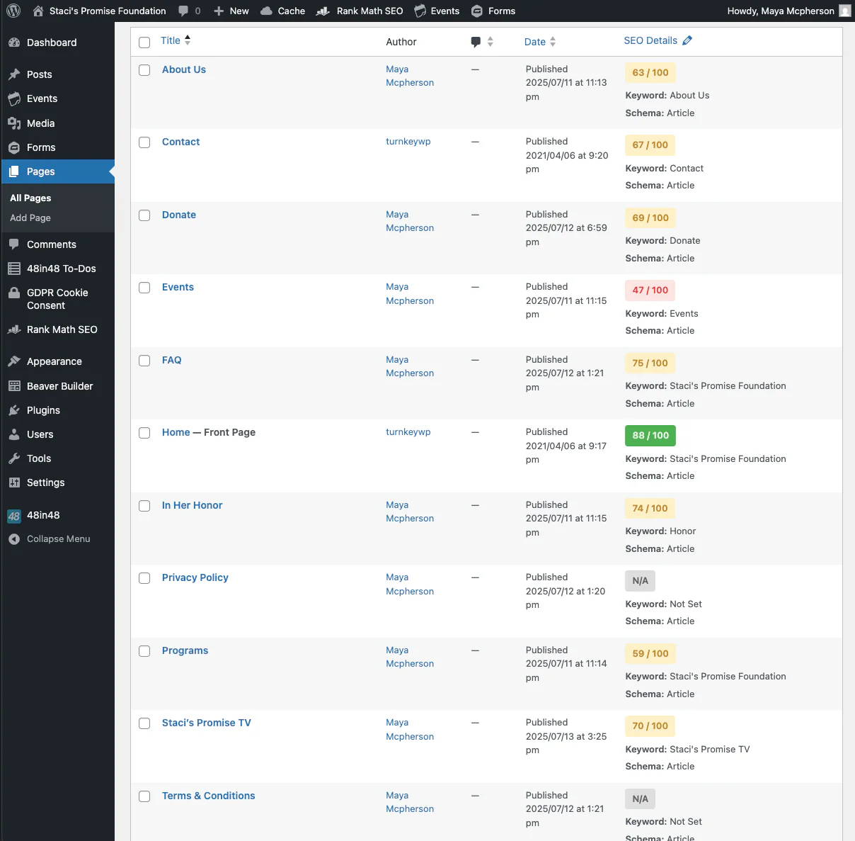 Staci's Promise source code screenshot