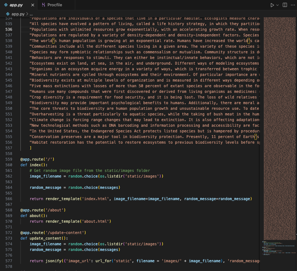 Stochasticity source code screenshot