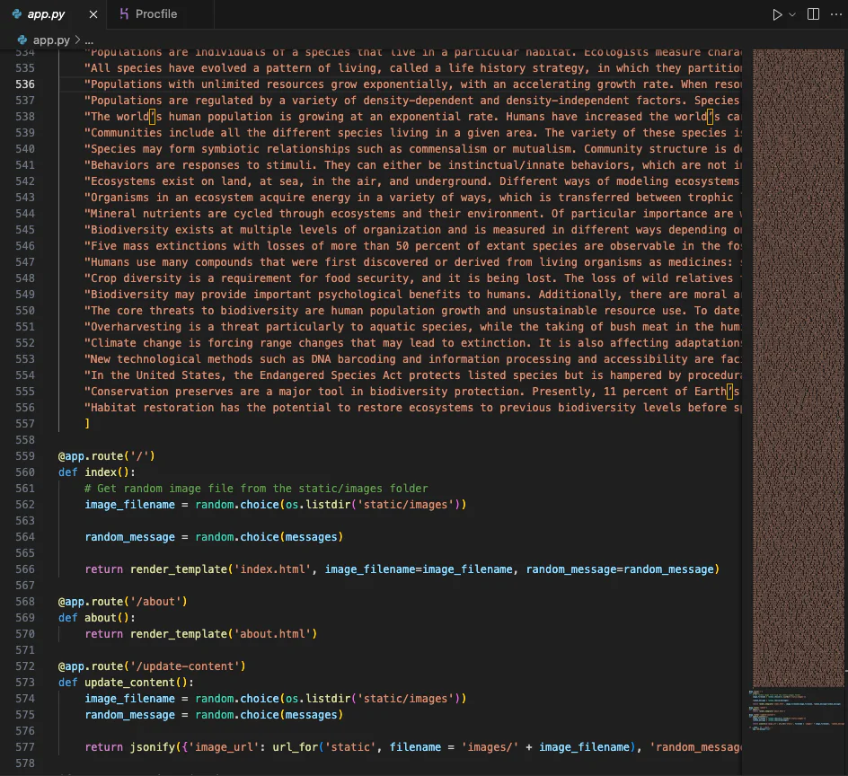Stochasticity source code screenshot