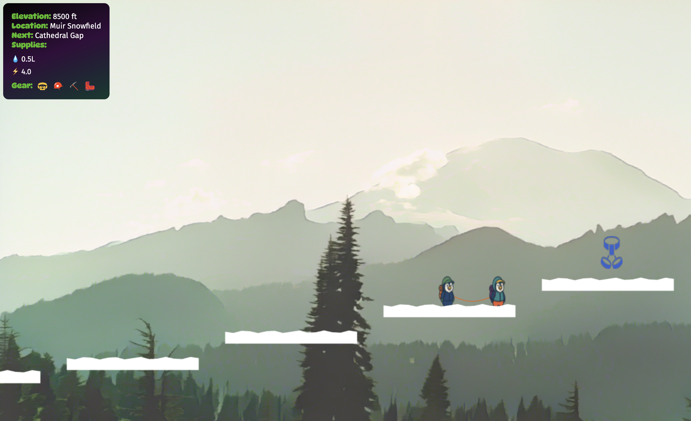 Tether Traverse HUD screenshot